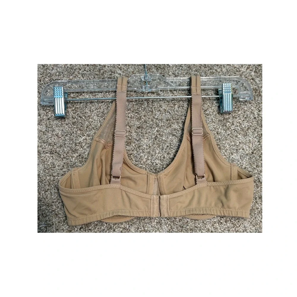 Wacoal Minimizer Bra Women Size 36C Tan Visual Effects Underwire 65115 Beige